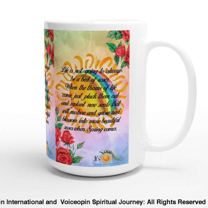 Roses When Spring Comes 15Oz Ceramic Mug Print Material