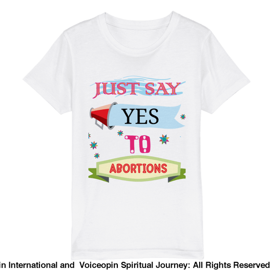 Shout It Out: Abortions Unisex Organic Kids Crewneck T-Shirt Print Material