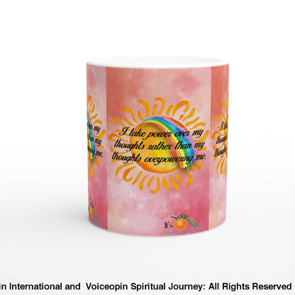 Thought Power 11Oz Ceramic Mug Print Material