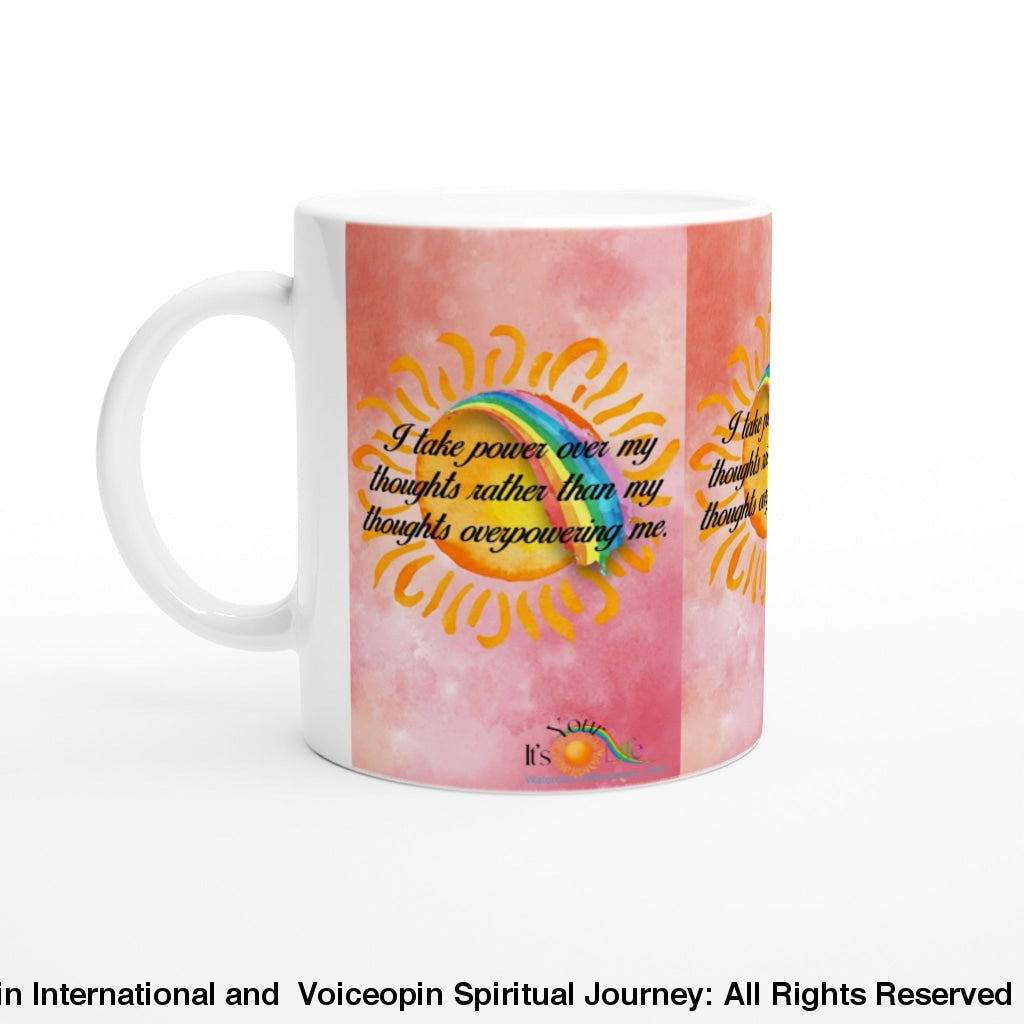 Thought Power 11Oz Ceramic Mug Print Material