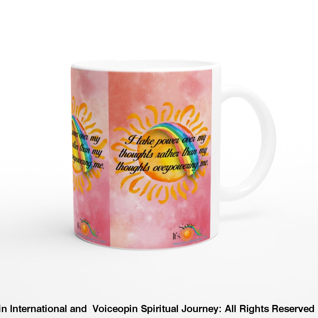 Thought Power 11Oz Ceramic Mug Print Material