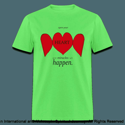 Open Up Your Heart Unisex T-Shirt - kiwi